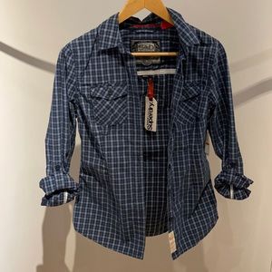 Superdry Plaid Button Up Shirt